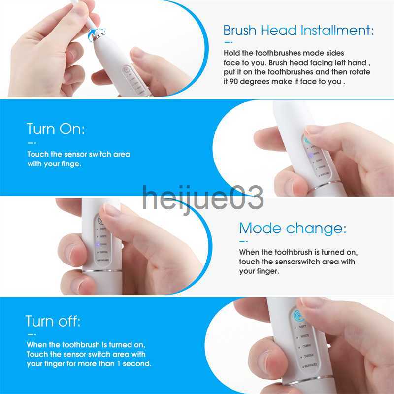 Teeth Whitening Electric Sonic Dental Irrigator Scaler Teeth Whitening Portable Ultrasonic Tartar Calculus Remover Teeth Cleaning Tool x0714