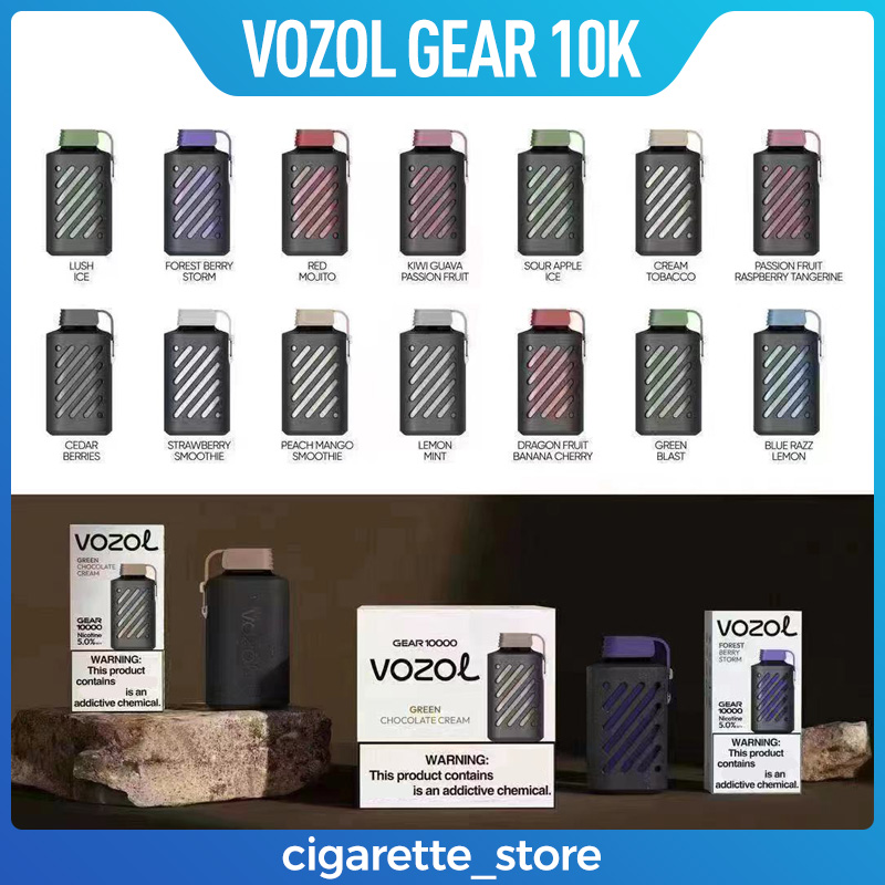 Original Vozol Gear 10000 Puffs E cigarette Disposable 20ml Pre Filled Pods 600mah Rechargeable 2/5% Nic vape pen Cartridge Vaporizers Portable Vapor Devcice
Original Vozol Gear 10000 Puffs E cigarette Disposable 20ml Pre Filled Pods 600mah Rechargeable 2/5% Nic vape pen Cartridge Vaporizers Portable Vapor Devcice