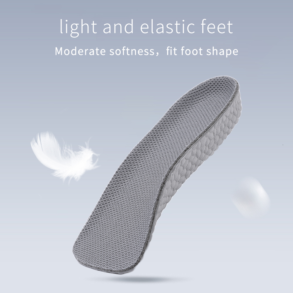 2025 new Parts Accessories 3.5CM Invisible Height Increasing Insoles Half Sole Heighten Sports Shoe Pad Inserts Men Women Orthopedic Arch Support Inso
