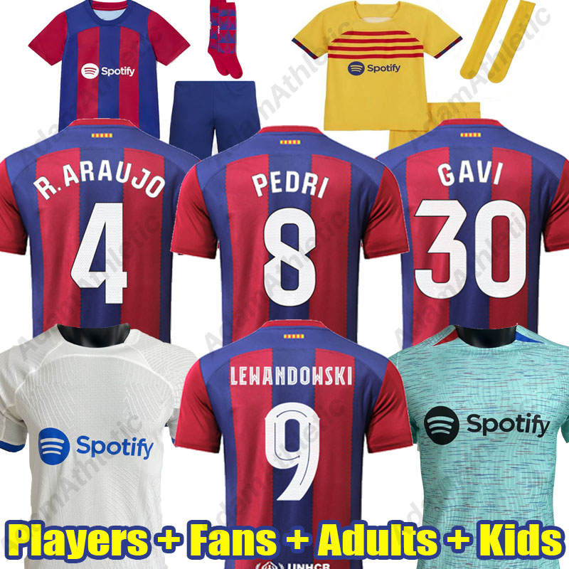 Barcelonas soccer jerseys 23/24 LEWANDOWSKI PEDRI GAVI Barca football shirts kit kids player version R.ARAUJO ANSU FATI F.DE JONG O.DEMBELE jersey 2023, 23-24 home
Barcelonas soccer jerseys 23/24 LEWANDOWSKI PEDRI GAVI Barca football shirts kit kids player version R.ARAUJO ANSU FATI F.DE JONG O.DEMBELE jersey 2023, 23-24 home