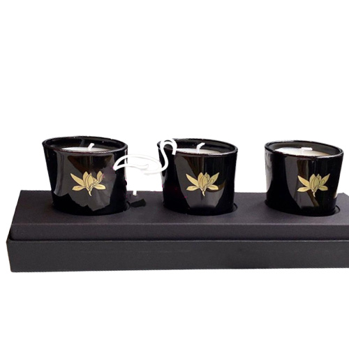 gift box set of 3 candles scented candle vip colllection C Home Decoration xmas gift