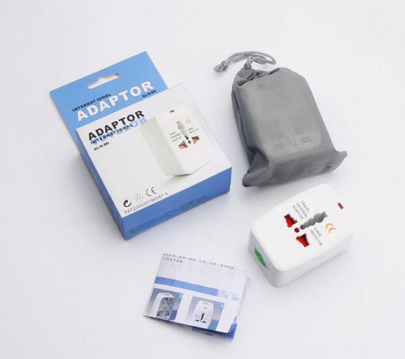 International Wall Chargers Global Travel Adapter Universal Socket Plug EU US AU UK All In One World Wide Electrical Plug Home Wall Port With Retail P