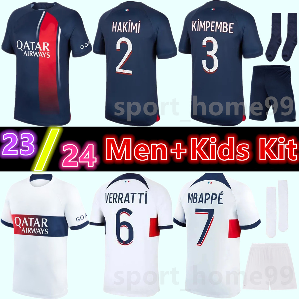 New 23 24 MBAPPE HAKIMI pSGS Soccer Jersey SERGIO RAMOS KIMPEMBE VERRATTI 2023 2024 MARQUINHOS ICARDI home away adult Men kids kit football shirt, 23/24 kids-home-socks
New 23 24 MBAPPE HAKIMI pSGS Soccer Jersey SERGIO RAMOS KIMPEMBE VERRATTI 2023 2024 MARQUINHOS ICARDI home away adult Men kids kit football shirt, 23/24 kids-home-socks