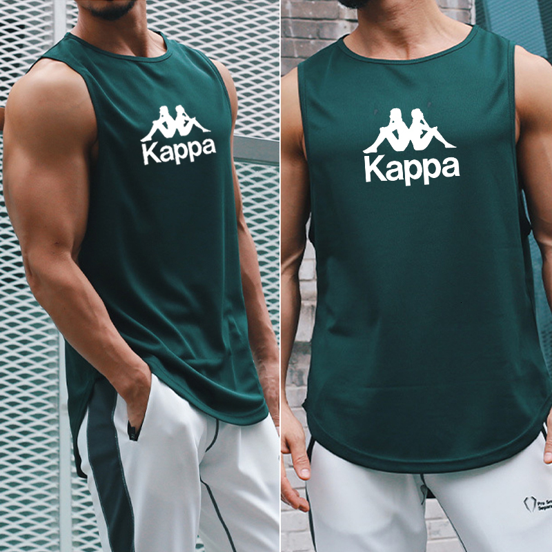 Mens Tank Tops Summer Gym Top Quick Dry Bodybuilding Vests Workout Sleeveless Shirt Fitness Tanktops Sportswear Muscle Clothing 230713