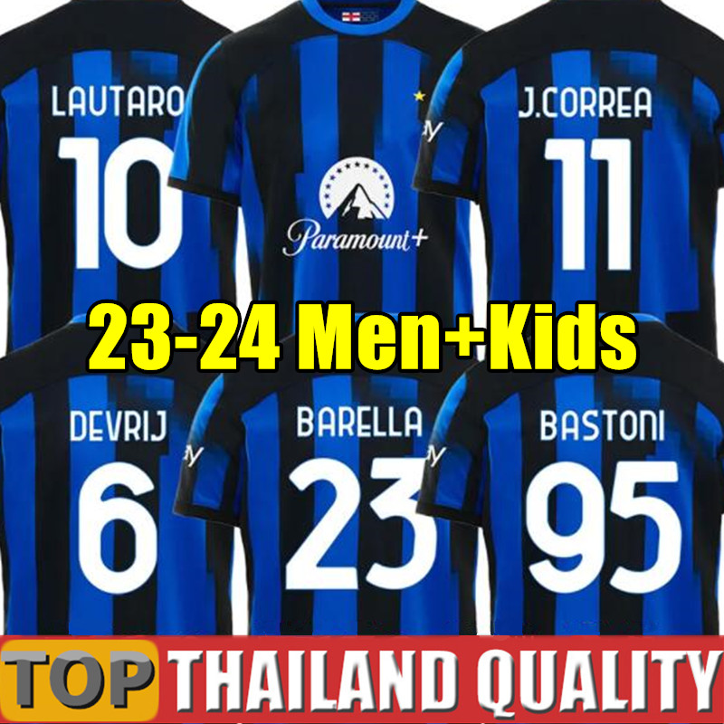 LAUTARO soccer jerseys 23 24 CORREA INTERS BASTONI Calhanoglu DUMFRIES HOME MILANS UNIFORMS DE VRIJ BARELLA BASTONI football shirt 2023 2024 Men Kids kit uniform, 22/23 3rd + patch - men
LAUTARO soccer jerseys 23 24 CORREA INTERS BASTONI Calhanoglu DUMFRIES HOME MILANS UNIFORMS DE VRIJ BARELLA BASTONI football shirt 2023 2024 Men Kids kit uniform, 22/23 3rd + patch - men