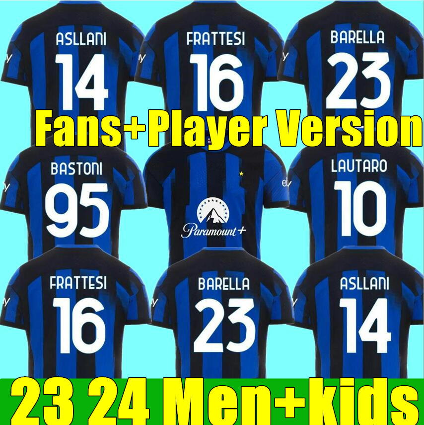 23 24 LUKAKU InterS LAUTARO Milans soccer jerseys ANNIVERSARY CORREA DZEKO BARELLA ASLLANI FRATTESI 2023 2024 BROZOVIC Home football shirt uniforms men kids kit, 22/23 adult away
23 24 LUKAKU InterS LAUTARO Milans soccer jerseys ANNIVERSARY CORREA DZEKO BARELLA ASLLANI FRATTESI 2023 2024 BROZOVIC Home football shirt uniforms men kids kit, 22/23 adult away