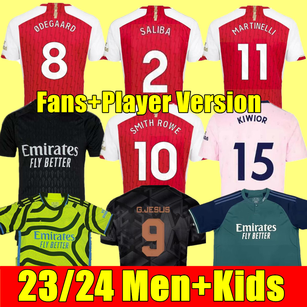 23 24 soccer jerseys SMITH SALIBA ROWE SAKA Fans Player MARTINELLI 2023 2024 football shirt Men Kids kit ODEGAARD Nketiah G.JESUS ZINCHENKO JORGINHO RICE HAVERTZ, 23/24 adult home+player league patch
23 24 soccer jerseys SMITH SALIBA ROWE SAKA Fans Player MARTINELLI 2023 2024 football shirt Men Kids kit ODEGAARD Nketiah G.JESUS ZINCHENKO JORGINHO RICE HAVERTZ, 23/24 adult home+player league patch