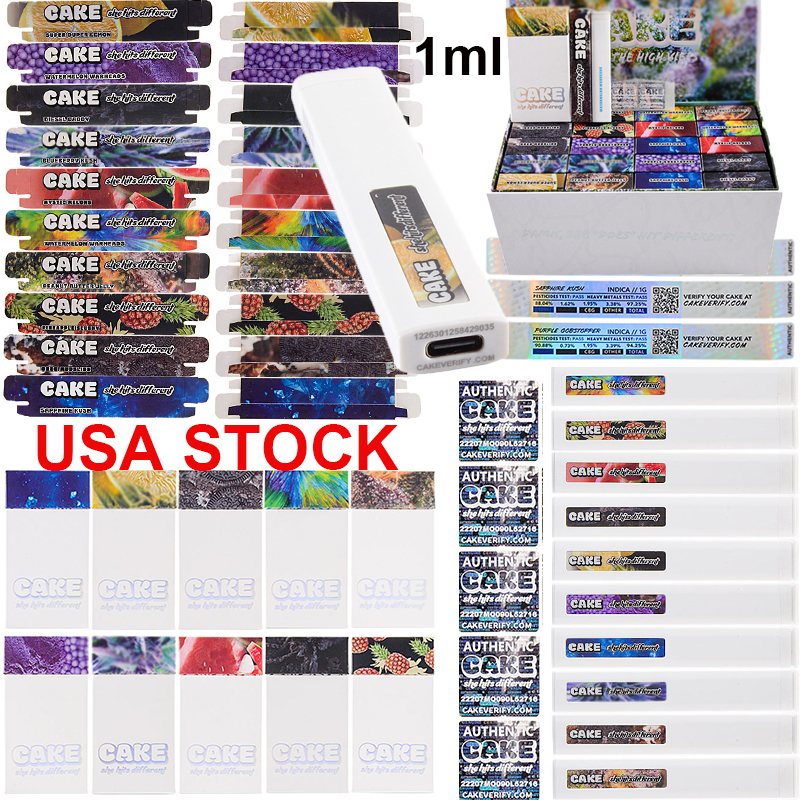 USA Local Warehouse Cake 6 Disposable Vape Pen E Cigarettes Cake She Hits Different Rechargeable 280mAh Battery 1ml Empty Thick Oil Carts 10 Flavors Fast shipping
USA Local Warehouse Cake 6 Disposable Vape Pen E Cigarettes Cake She Hits Different Rechargeable 280mAh Battery 1ml Empty Thick Oil Carts 10 Flavors Fast shipping