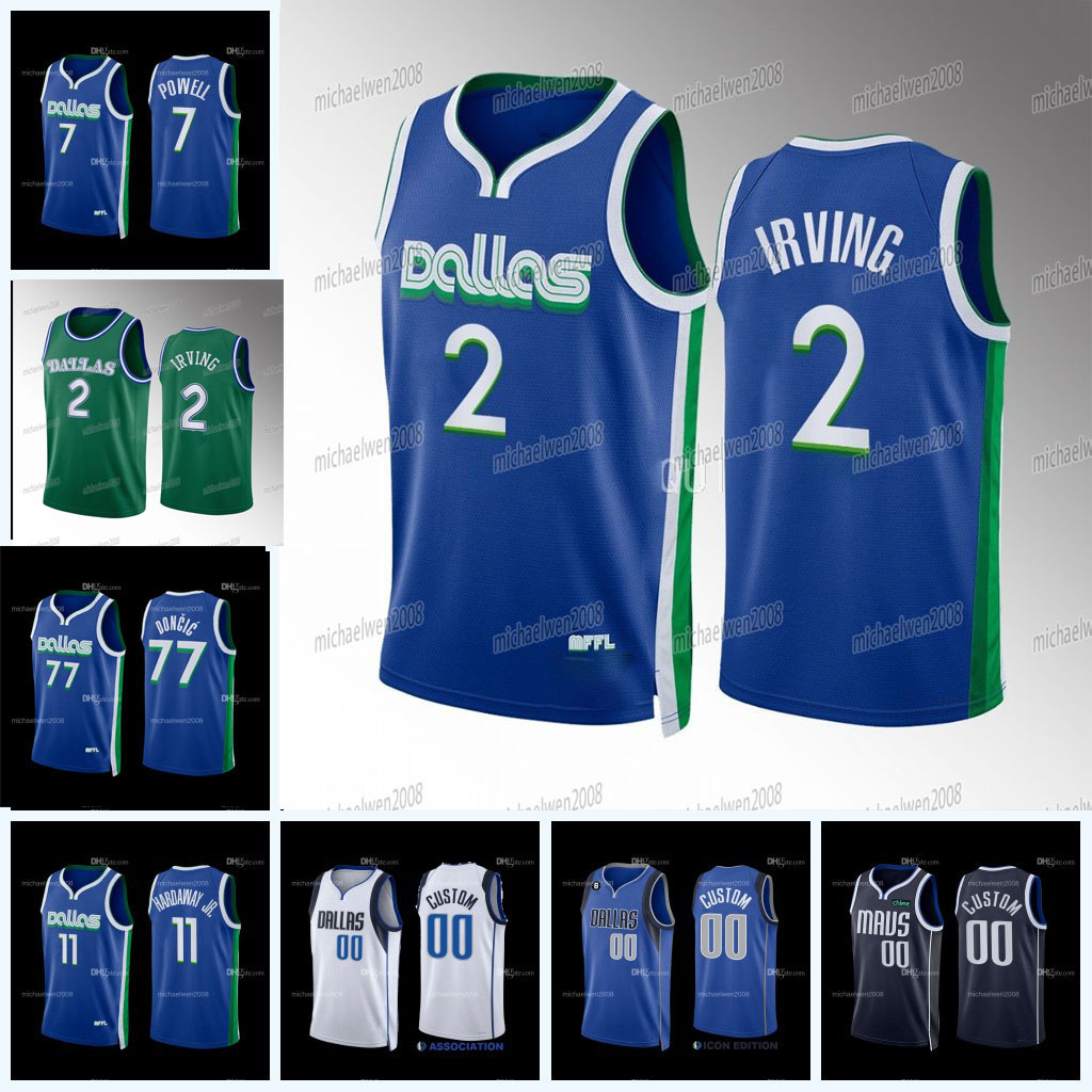 Dallas Kyrie Irving Maverick Jersey Luka Doncic Richaun Holmes Dante Exum Tim Hardaway Jr. Richaun Holmes Maxi Kleber A.J. Lawson Christian Wood, Blue
Dallas Kyrie Irving Maverick Jersey Luka Doncic Richaun Holmes Dante Exum Tim Hardaway Jr. Richaun Holmes Maxi Kleber A.J. Lawson Christian Wood, Blue