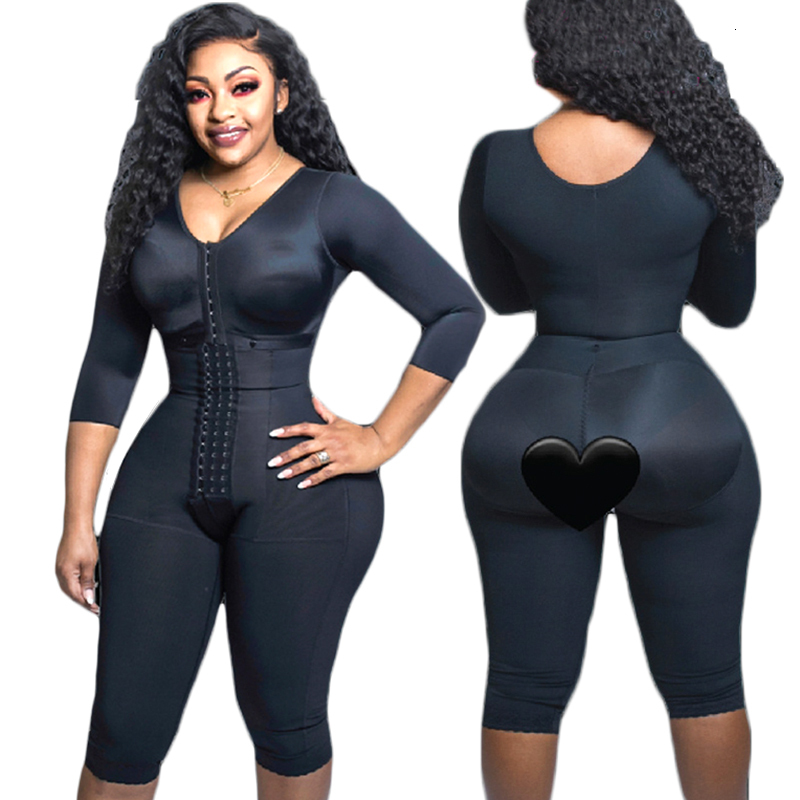 Arm Shaper Fajas Colombianas Mujer Full Body Support Arm Compression Shrink Your Waist With Built In Bra BBl Post Op Surgery Supplies 230714