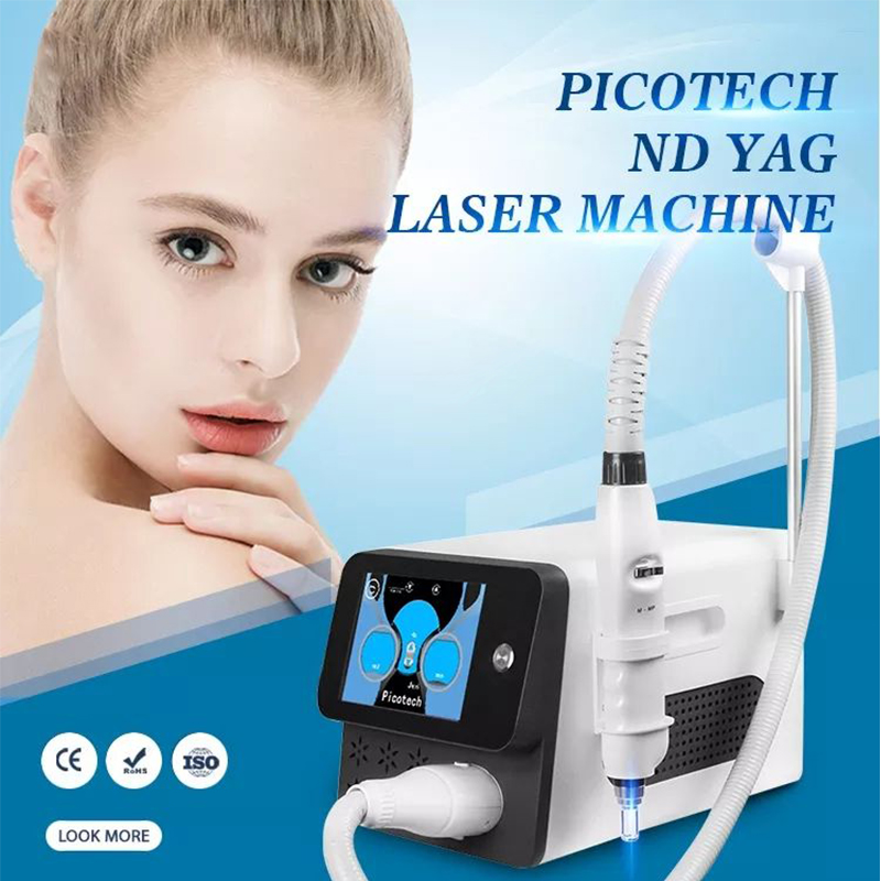 Pico Laser Picosecond Machine Professional Acne Spot Pigmentation Tattoo Removal Nd Yag Black Doll Treatment CE Approved Acne Treatment Machine Acne T