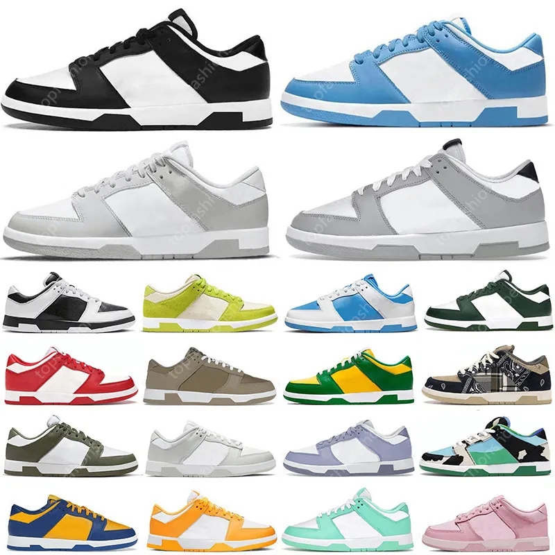 2023 Running Shoes for men women sneakers Coast Panda Black White Purple Photon Dust Green Sail Grey Fog Syracuse Orange Triple Pink Kentucky sports Mens trainers