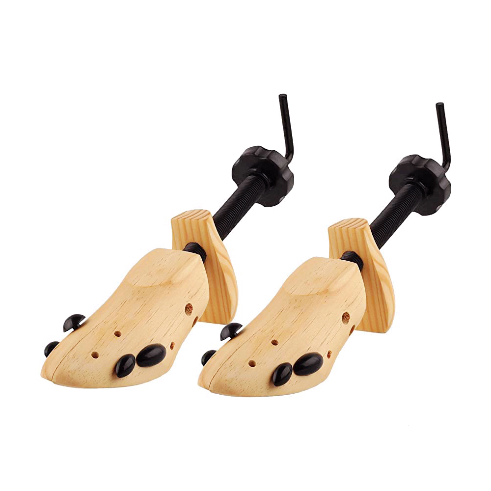 Shoe Parts Accessories 1pcs Shoe Trees Natural Wood Tree Stretcher Set Size 313 Unisex Wood Shaper S M L 230714