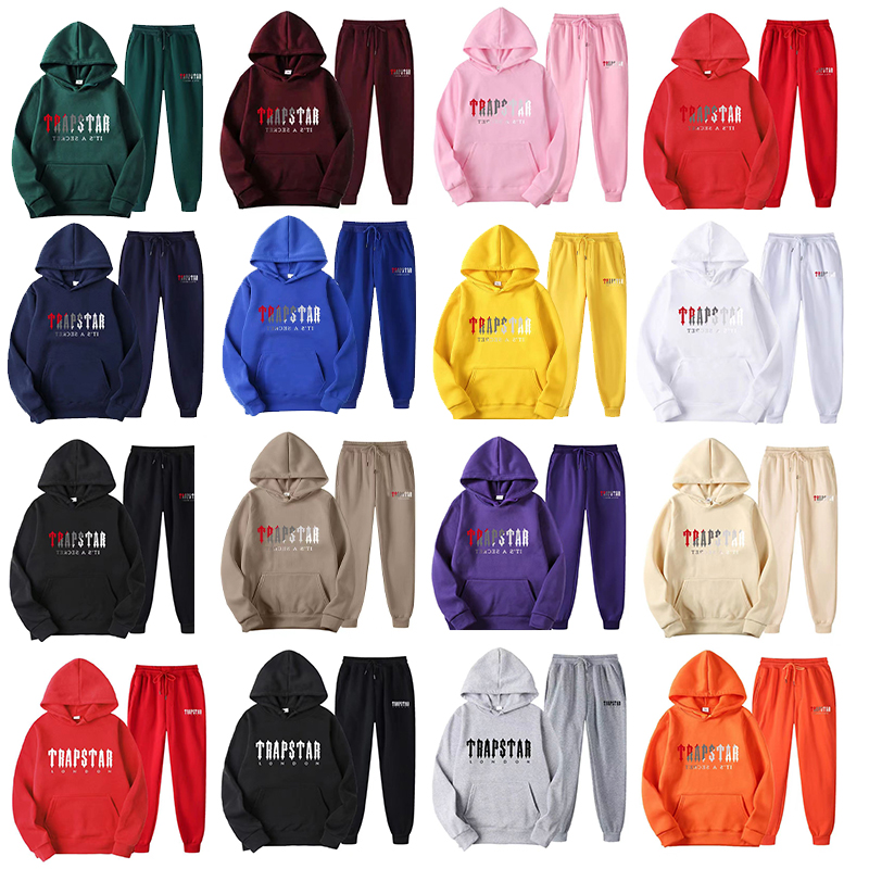 Designer Black Hoodie Trapstar Tracksuit Rainbow Towel Embroidery Decoding Hooded Sportswear Men and Women Sportswear Suit, Aqua 
Designer Black Hoodie Trapstar Tracksuit Rainbow Towel Embroidery Decoding Hooded Sportswear Men and Women Sportswear Suit, Aqua