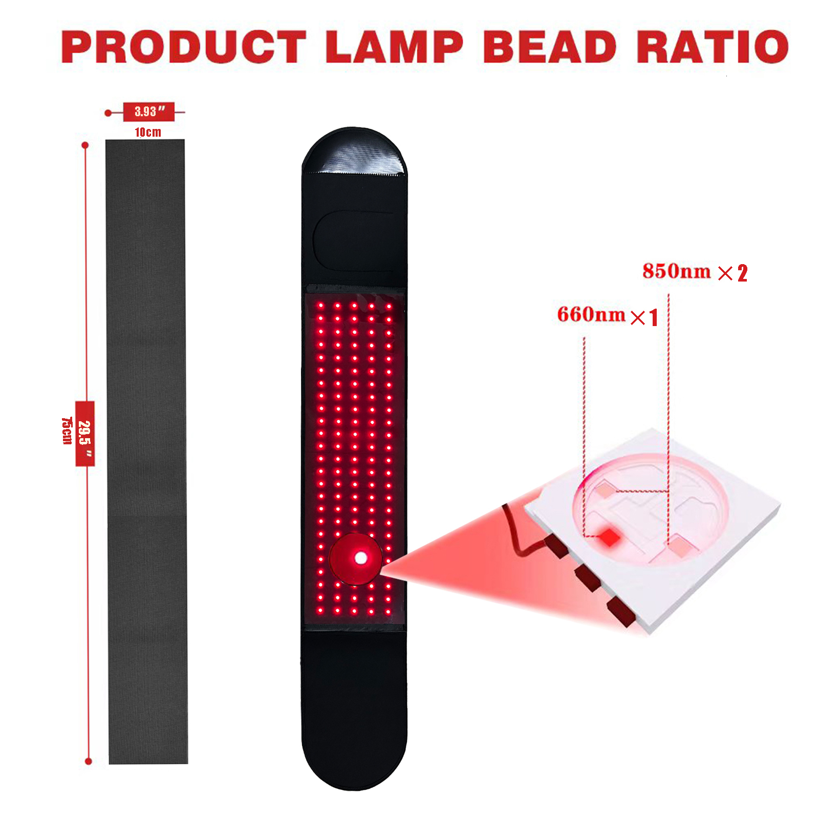 Face Massager 125LED 660 850NM Infrared RED Light Therapy Belt Back Pain Relief Wrap Burn Fat Device Slimming Machine Waist Heat Pad Full Body 230714