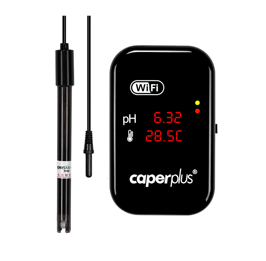 Other Aquarium Fish 110 240V Caperplus Q1 Q2 PH Temperature TDS 3 In 1 Intelligence Monitor Detector WIFI APP Digital Tanks 230715