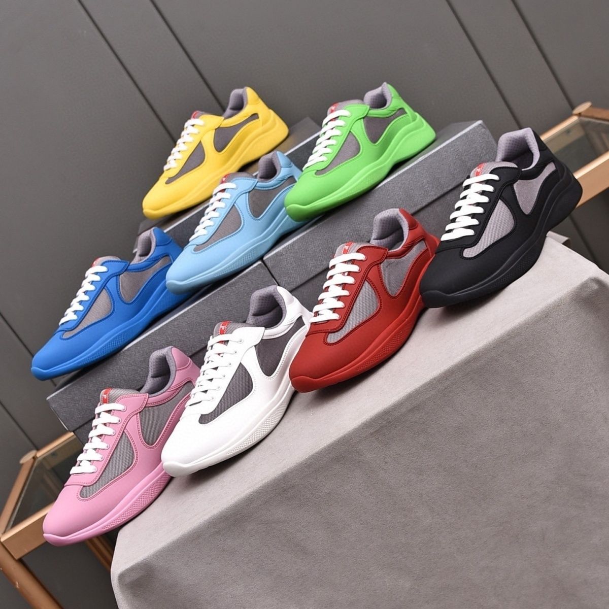 Designer shoes America Cup casual shoes sneakers trainers mens Breathable Soft Rubber and Bicycle Fabric Sports shoes Lace Up Outdoor Running shoes dhgate 2023
Designer shoes America Cup casual shoes sneakers trainers mens Breathable Soft Rubber and Bicycle Fabric Sports shoes Lace Up Outdoor Running shoes dhgate 2023