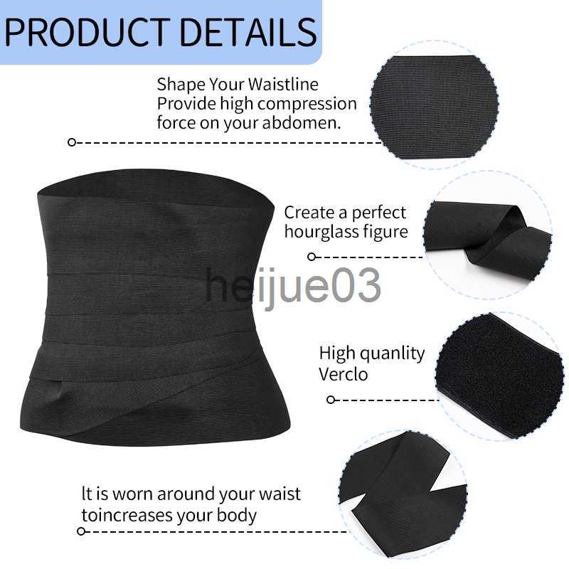 Waist Tummy Shaper Women Waist Trainer Slimming Sheath Tummy Shapewear Belly Shapers Body Shaper Fitness Trimmer Belt Snatch Me Up Wrap Band x0715