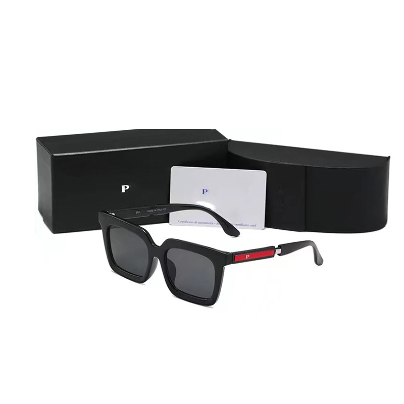 luxury designer sunglasses letter glasses personality UV resistant glasses popular men women Goggle For men eyeglasses frame Vintage Metal Glasses with box