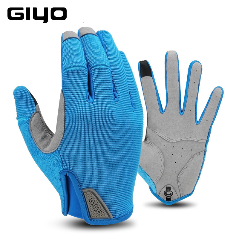 Sports Gloves GIYO S-05 Winter Full Finger Riding Glove Windproof Warm Antiskid Breathable Sports Gloves Cycling Equipment 230715