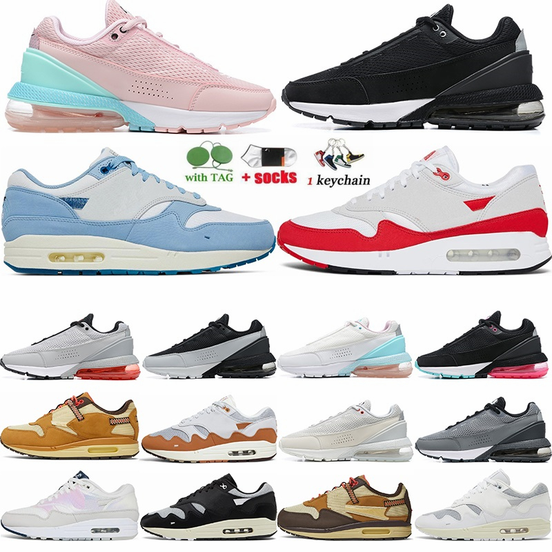 Pulse Running Shoes Triple Black White Oreo AM1 86 OG Big Bubble Red Reverse Mocha Wheat Baroque Brown Mens Womens Runner Sneakers Designer Trainers, 33
Pulse Running Shoes Triple Black White Oreo AM1 86 OG Big Bubble Red Reverse Mocha Wheat Baroque Brown Mens Womens Runner Sneakers Designer Trainers, 33