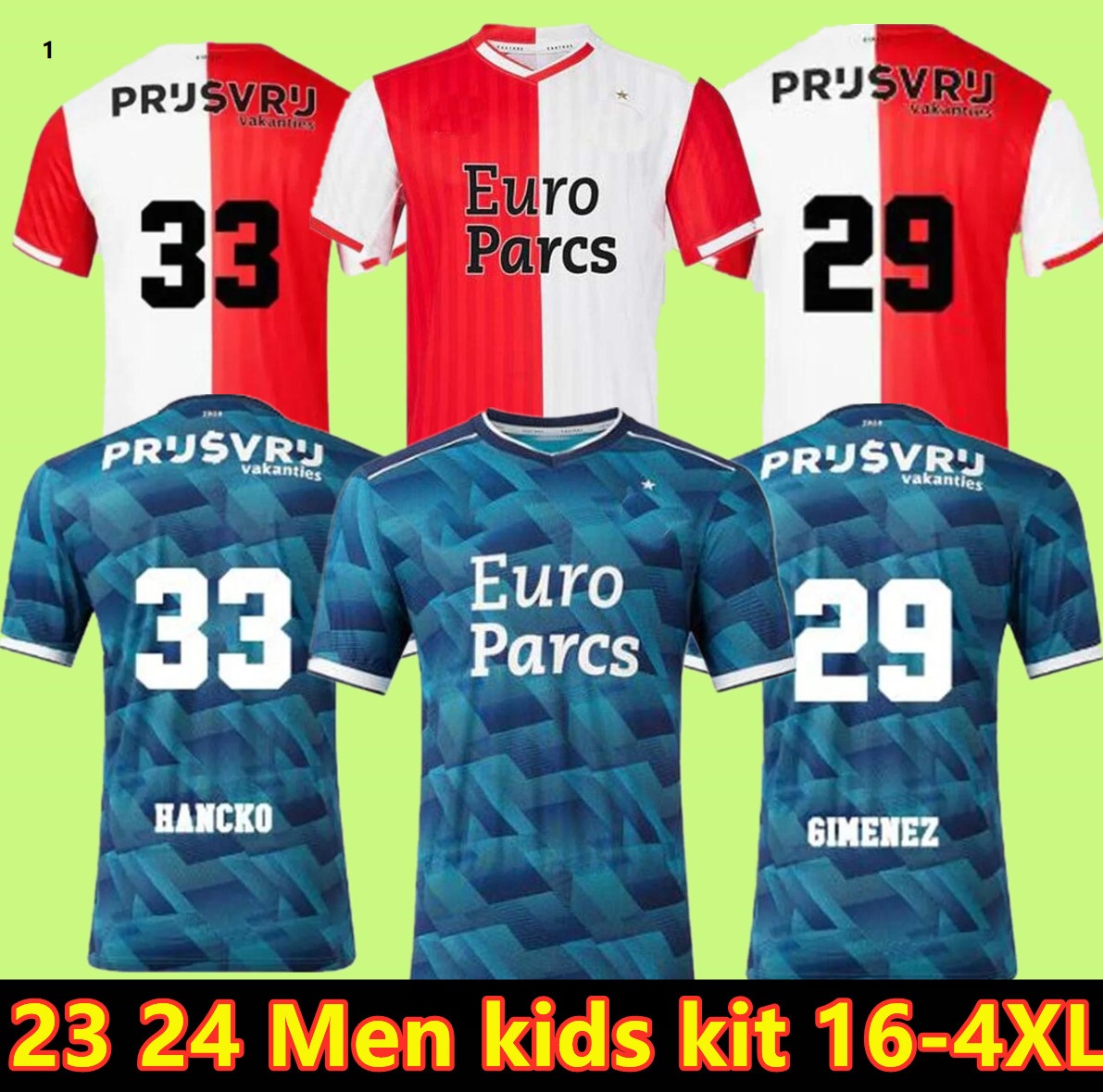 2023 Feyenoords KOKCU Gimenez Danilo 23 24 Soccer Jerseys Home away Third TRAUNER 22 men kids football shirt KIDS HARTMAN 5 GIMENEZ 29 PAIXAO TAABOUNI TIMBER 3XL 4XL, Yellow
2023 Feyenoords KOKCU Gimenez Danilo 23 24 Soccer Jerseys Home away Third TRAUNER 22 men kids football shirt KIDS HARTMAN 5 GIMENEZ 29 PAIXAO TAABOUNI TIMBER 3XL 4XL, Yellow