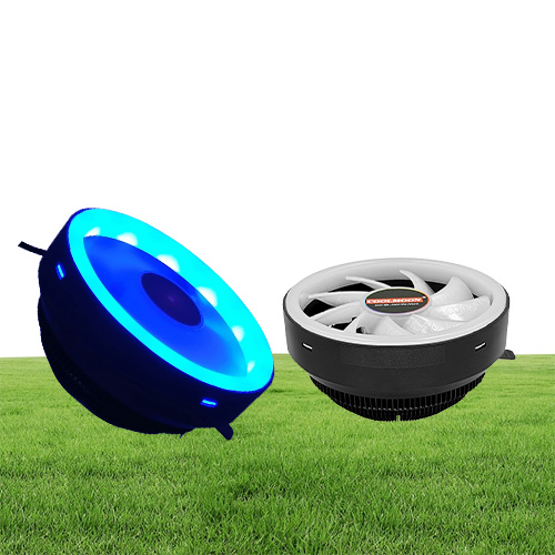COOLMOON RGB CPU Cooler Heatsink Cooling LED 12V for Intel AMD PC Processor Desktop Radiator