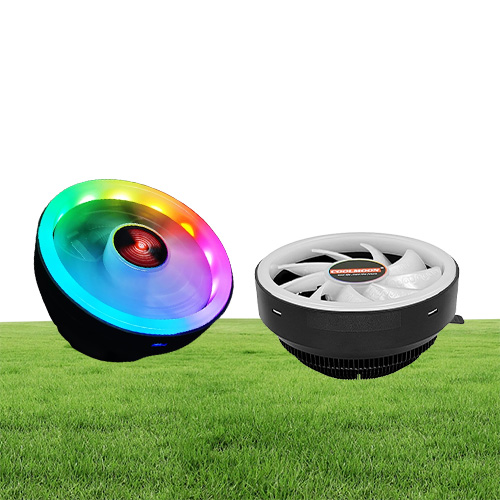 COOLMOON RGB CPU Cooler Heatsink Cooling LED 12V for Intel AMD PC Processor Desktop Radiator