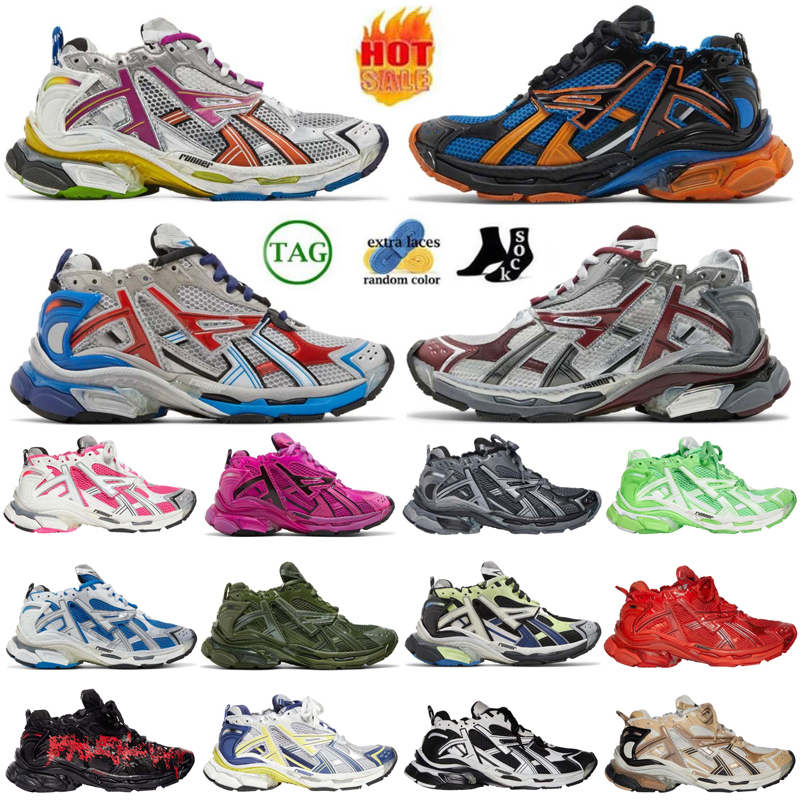 Men designers casual shoes Paris Runner 7 Transmit sense Trainers black white pink blue BURGUNDY Multicolor Deconstruction for women Sneakers, 15
Men designers casual shoes Paris Runner 7 Transmit sense Trainers black white pink blue BURGUNDY Multicolor Deconstruction for women Sneakers, 15