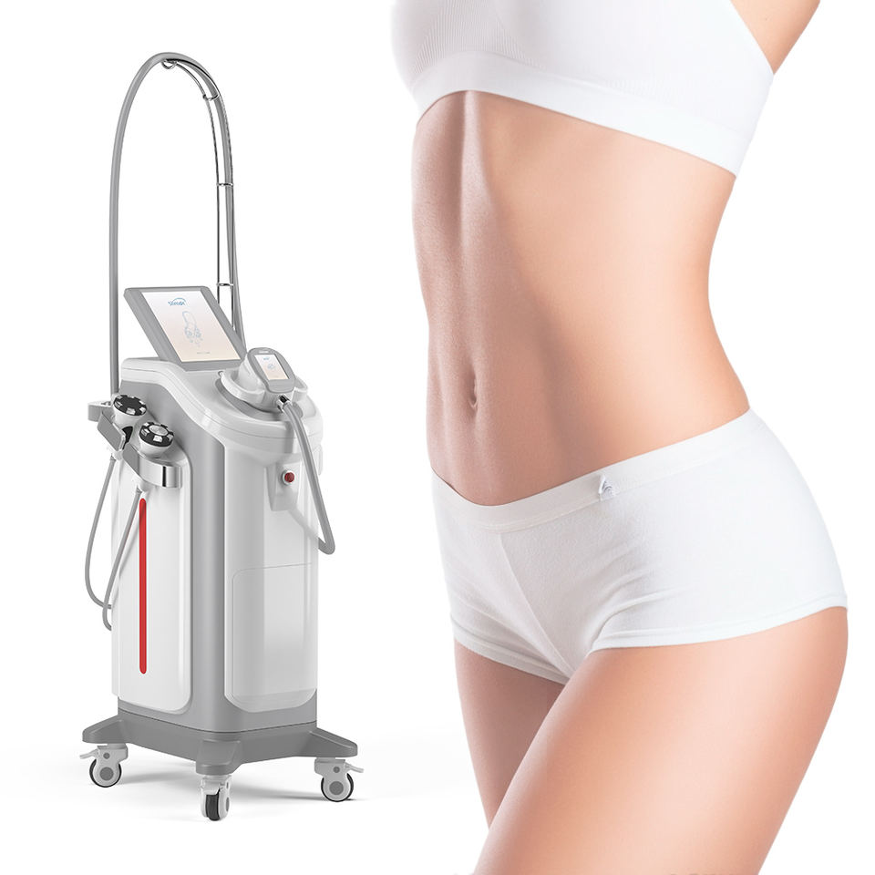 2023 Vacuum Rotation Cavitation Rf Body Fat Weight Loss Body Massage Vibrator Machine Ultrasonic Body Slimming Machine