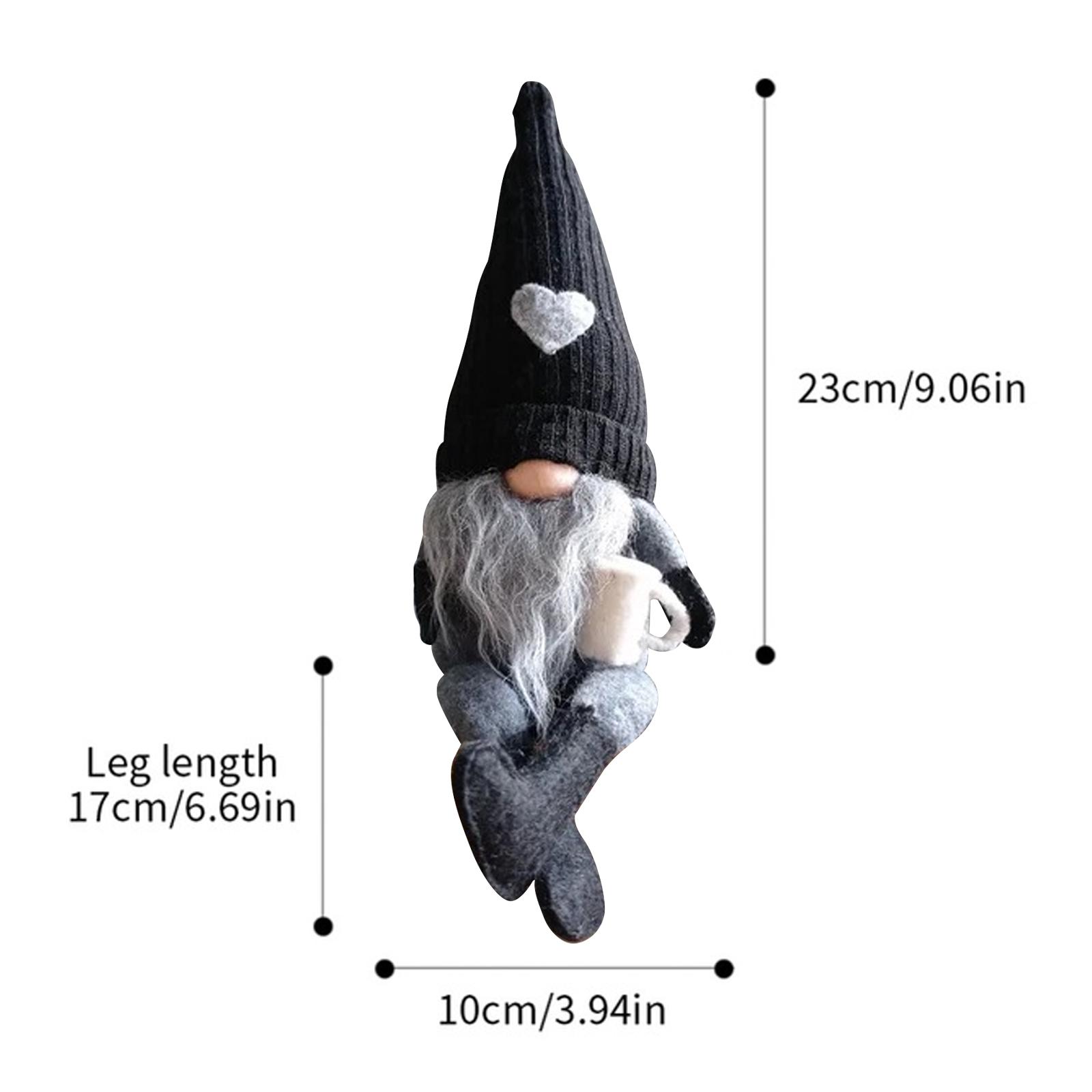 Christmas Decorations Coffee Gnome Dolls Coffee Gnomes Plush Coffee Bar Decoration for Farmhouse Kitchen Plush Doll for Home