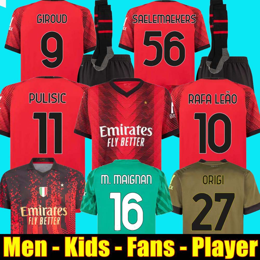 IBRAHIMOVIC 23 24 KOCHE soccer jerseys AC MILANS GIROUD DE KETELAERE RAFA LEAO football shirt fourth 4th men kids kit uniforms 2023 2024 PULISIC LOFTUS-CHEEK THEO, Home kids
IBRAHIMOVIC 23 24 KOCHE soccer jerseys AC MILANS GIROUD DE KETELAERE RAFA LEAO football shirt fourth 4th men kids kit uniforms 2023 2024 PULISIC LOFTUS-CHEEK THEO, Home kids