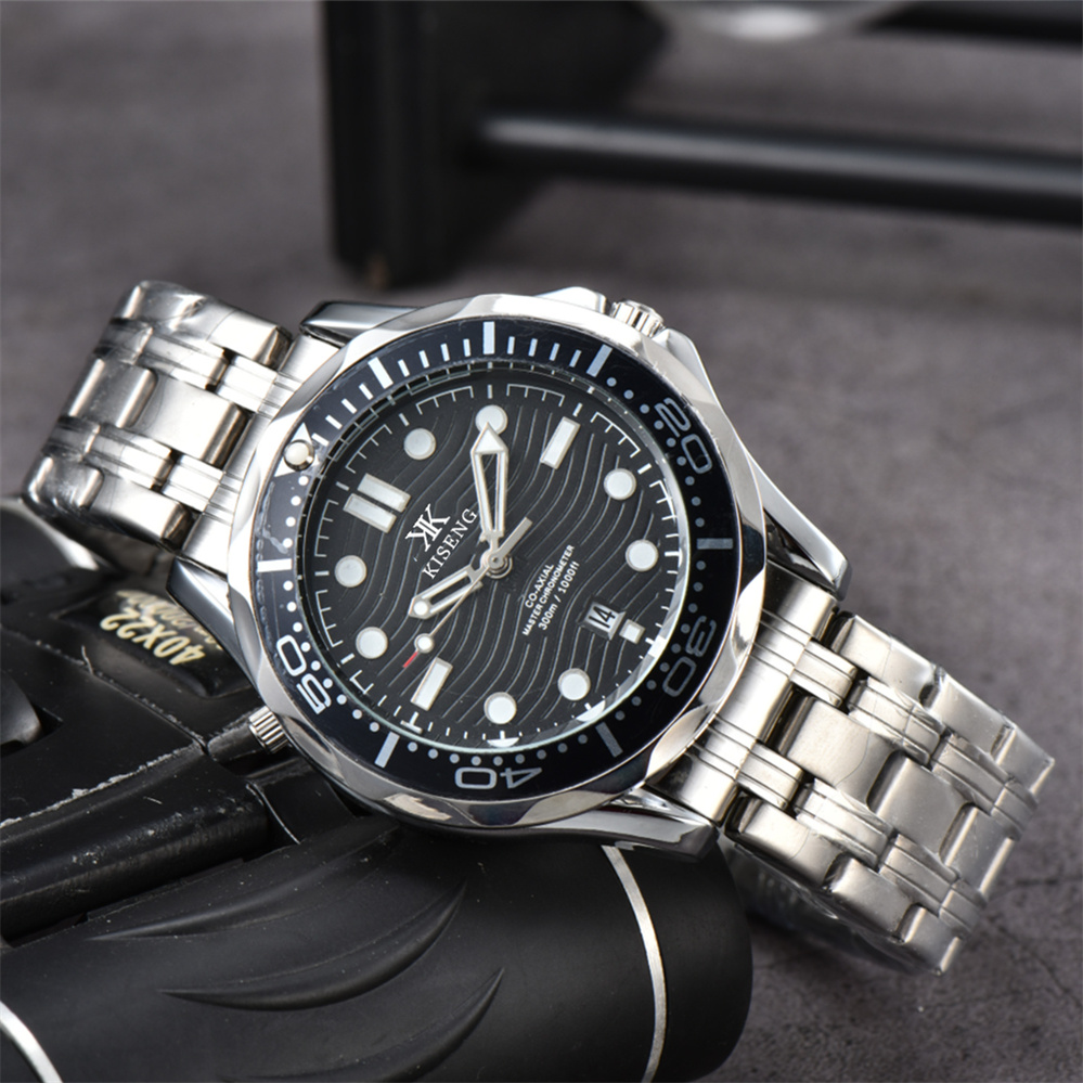 New Top Brand OMEXX Seamastex Series Luxury MenS Watch Fashion Atmosphere Stainless Steel Strap Quartz Automatic Designer Movement Watches High Quality Montre