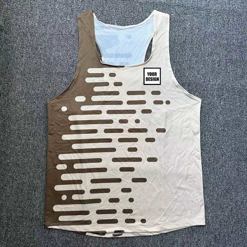 Men's Tank Tops Run Athletics Tank Top Runnning Speed Singlet Fitness Shirt Mens Clothing Guys Sleeveless Vest Athlete Track Field Singlet 230714