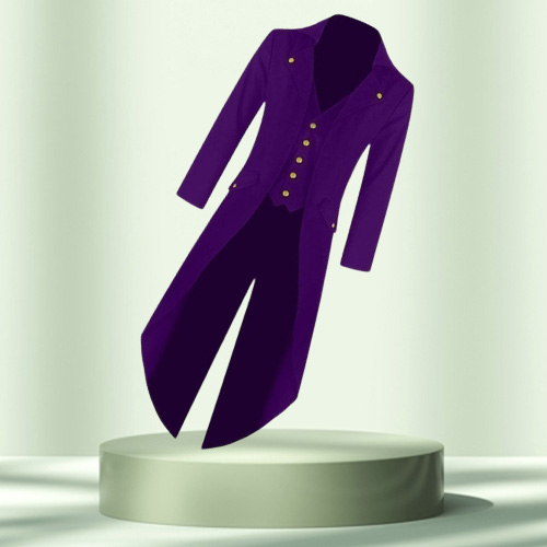 Men039s Trench Coats Coat Jacket Steampunk Men Punk Retro Tuxedo Male Tailcoat Suits Windbreaker Long Blazer Ps Size 5XL