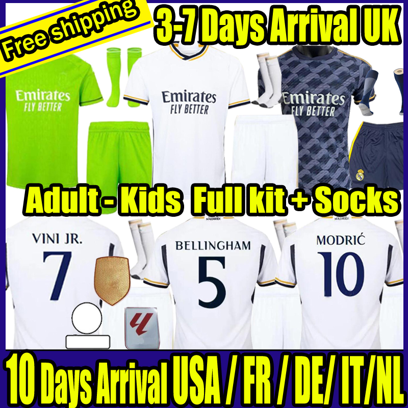 22 23 24 Adult and kids full kit with Socks MBAPPE BENZEMA Soccer Jerseys ALABA REAL HAZARD macamiseta CAMAVINGA 2023 2024 Madrids ASENSIO MODRIC MARCELO VALVERDE, 22/23 home
22 23 24 Adult and kids full kit with Socks MBAPPE BENZEMA Soccer Jerseys ALABA REAL HAZARD macamiseta CAMAVINGA 2023 2024 Madrids ASENSIO MODRIC MARCELO VALVERDE, 22/23 home