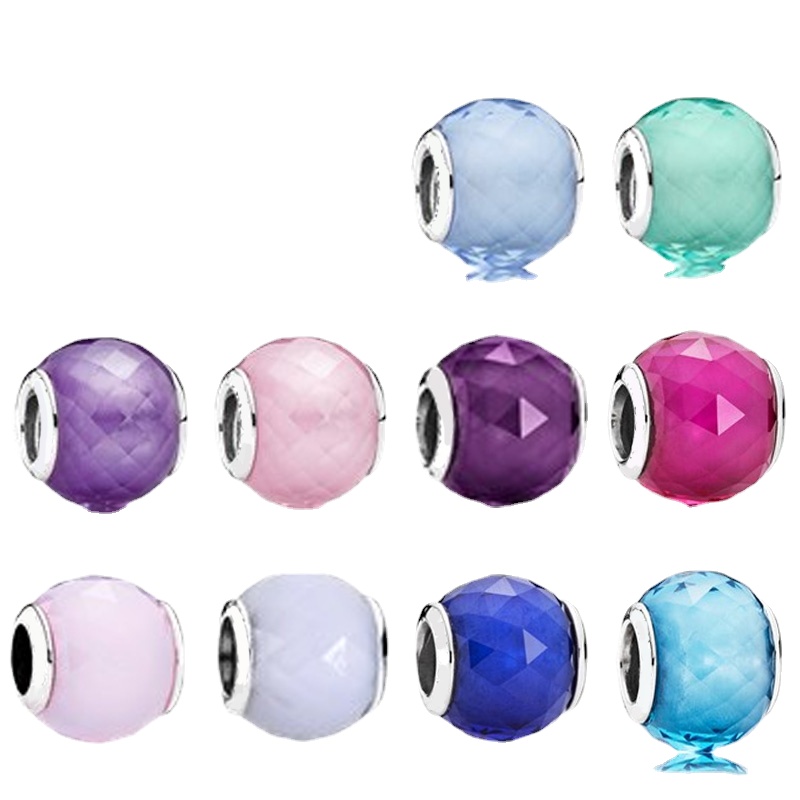 Original 925 Sterling Silver Charm Classicmulticolor Glass Beads with Original Engraving Suitable for DIY Bracelet
Original 925 Sterling Silver Charm Classicmulticolor Glass Beads with Original Engraving Suitable for DIY Bracelet