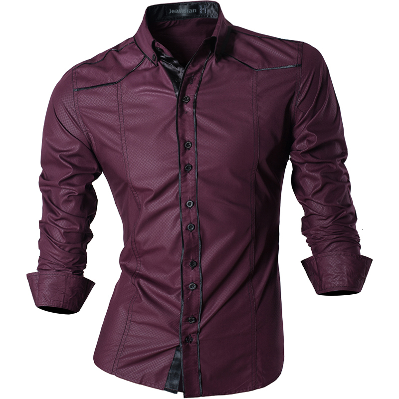 Men s T Shirts jeansian Spring Autumn Features Shirts Men Casual Shirt Arrival Long Sleeve Male Z034 230715