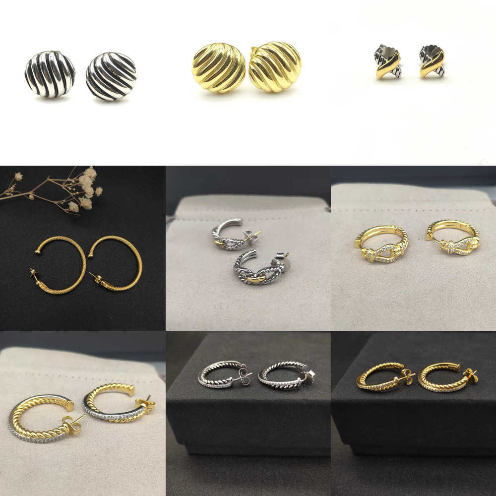 Designer Gold Hoop Earring S925 Round Earstuds Popular Stud Earrings for Women Sterling Silver Trendy 2023 Retro Twist Pearl Diamond Luxury Brand
Designer Gold Hoop Earring S925 Round Earstuds Popular Stud Earrings for Women Sterling Silver Trendy 2023 Retro Twist Pearl Diamond Luxury Brand