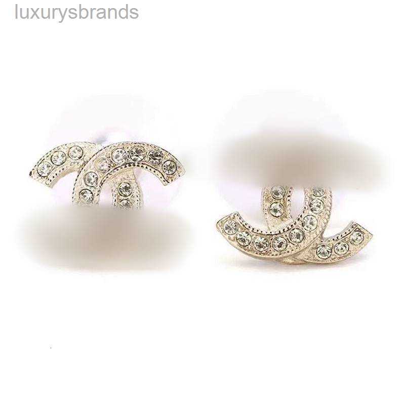 Fashion stud earrings woman Luxury designer earring multi colors c letter jewelry women 18k diamond Wedding GiftsF60P