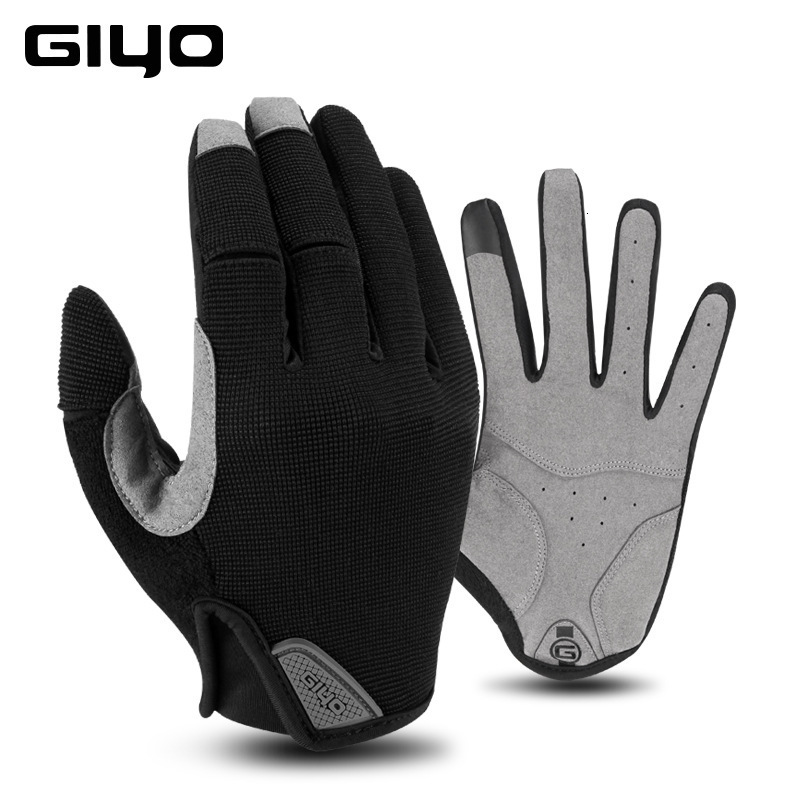 Sports Gloves GIYO S-05 Winter Full Finger Riding Glove Windproof Warm Antiskid Breathable Sports Gloves Cycling Equipment 230715