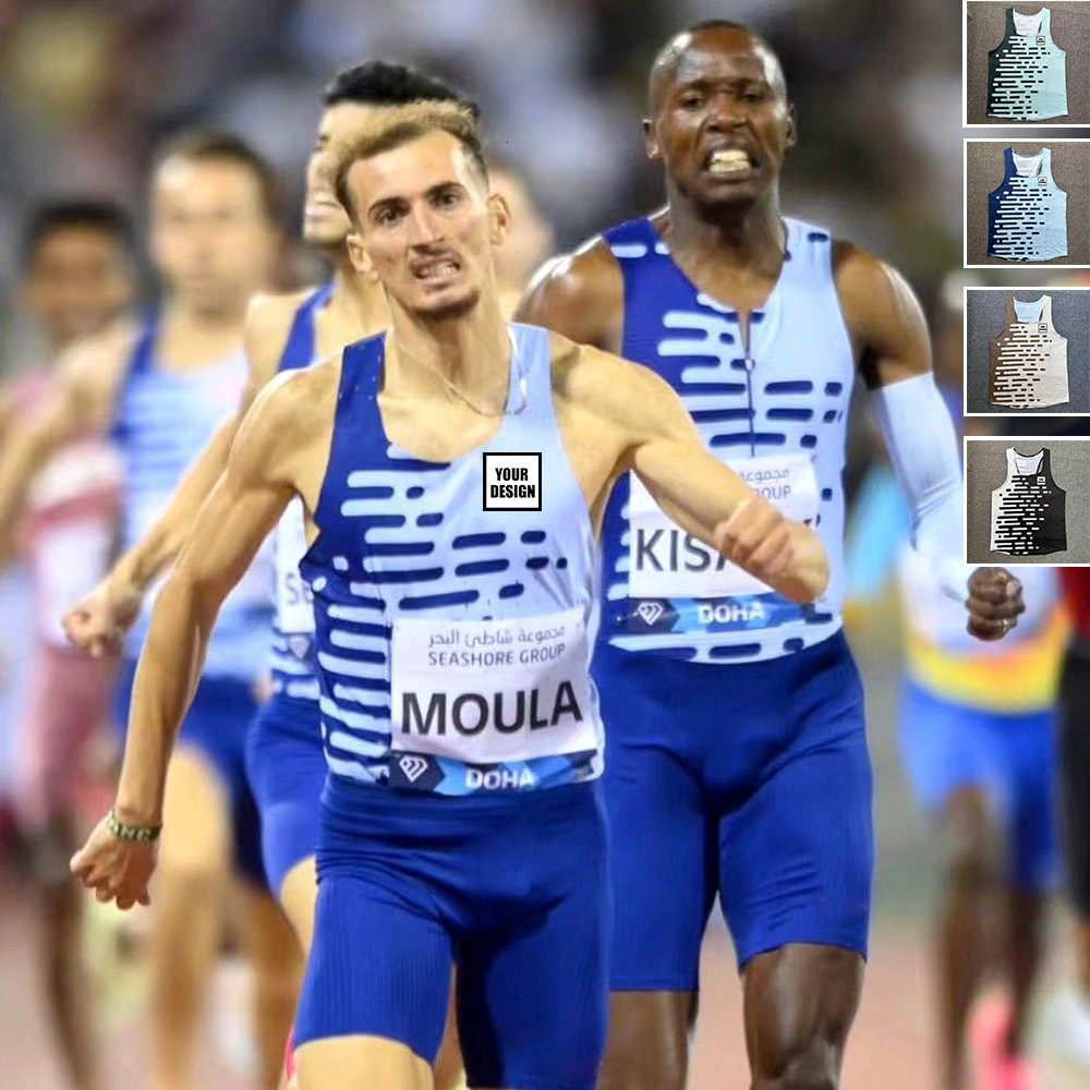 Men's Tank Tops Run Athletics Tank Top Runnning Speed Singlet Fitness Shirt Mens Clothing Guys Sleeveless Vest Athlete Track Field Singlet 230714