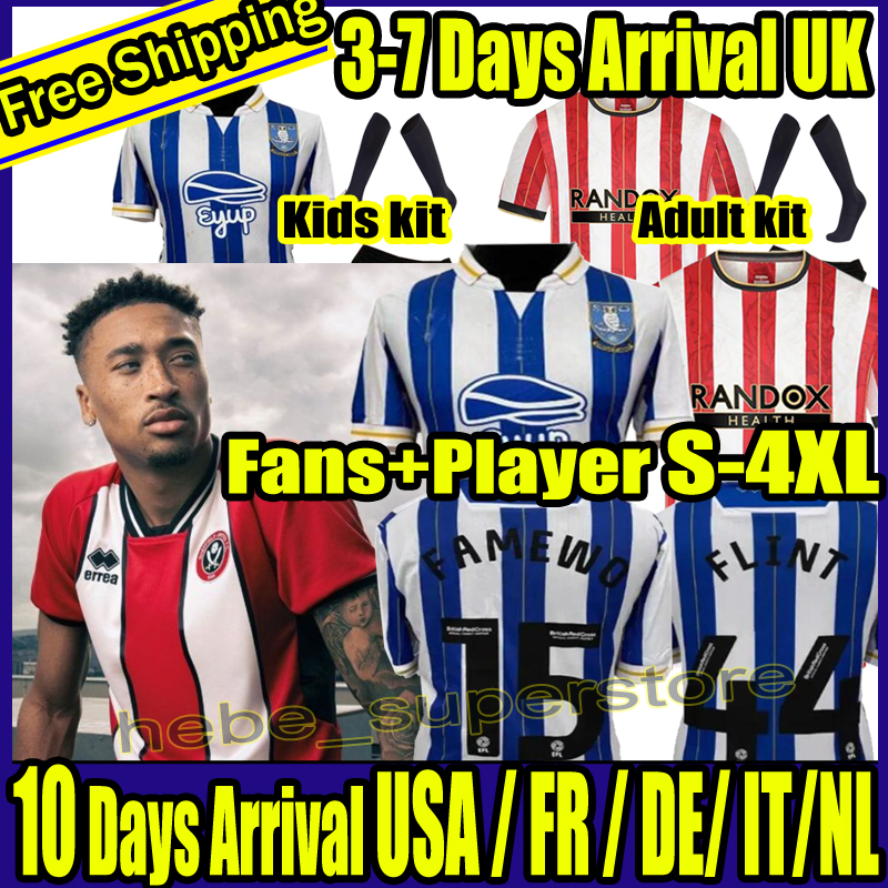S-4XL 23 24 SHEffIELD PROMOTION home away soccer jerseys Sander Berge UNITED John Egan Rhian Brewster Anel Ahmedhodzic Oliver McBurnie Jayden Bogle football shirt
S-4XL 23 24 SHEffIELD PROMOTION home away soccer jerseys Sander Berge UNITED John Egan Rhian Brewster Anel Ahmedhodzic Oliver McBurnie Jayden Bogle football shirt