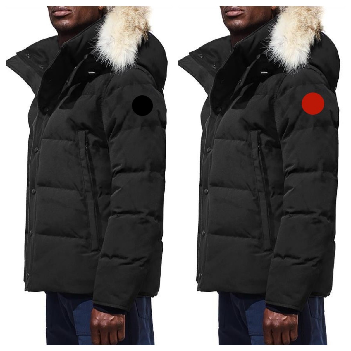 Winter Men Down Jackets Real Coyote Fur Designer Homme Puffer Windbreaker Jassen Outerwear Hooded Fourrure Manteau Down Jacket Coat Hiver Parka Doudoune Canada, Gray+red label
Winter Men Down Jackets Real Coyote Fur Designer Homme Puffer Windbreaker Jassen Outerwear Hooded Fourrure Manteau Down Jacket Coat Hiver Parka Doudoune Canada, Gray+red label