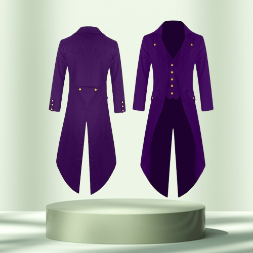 Men039s Trench Coats Coat Jacket Steampunk Men Punk Retro Tuxedo Male Tailcoat Suits Windbreaker Long Blazer Ps Size 5XL