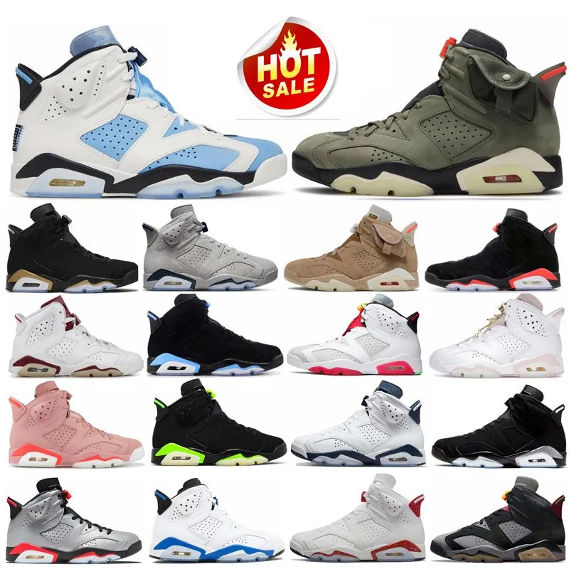 Infrared Men High Sports Basketball Shoes 6 Metallic Silver JORDEN Midnight Navy Retros UNIVERSITY BLUE Electric Green Unc Carmine Oreo Black Sne