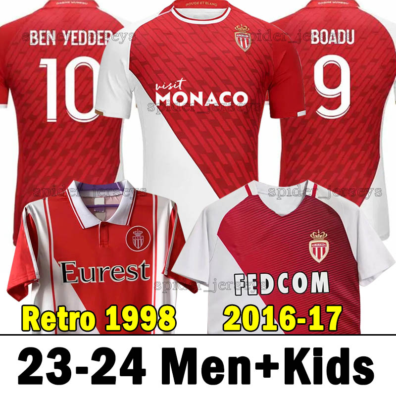 23 24 Monaco Soccer Jerseys M. CAMARA 2023 2024 BEN YEDDER BOADU DISASI JEAN LUCAS GOLOVIN Football Shirts MARIPAN MINAMINO VOLLAND DIATTA Men Kids Kits Socsk Full Sets, Monaige 22-23 home
23 24 Monaco Soccer Jerseys M. CAMARA 2023 2024 BEN YEDDER BOADU DISASI JEAN LUCAS GOLOVIN Football Shirts MARIPAN MINAMINO VOLLAND DIATTA Men Kids Kits Socsk Full Sets, Monaige 22-23 home