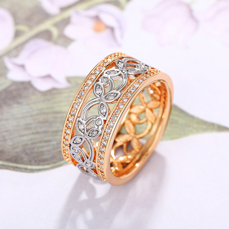 Vintage Jewelry Wedding Rings Handmade Sterg Sier White 5A Cubic Zircon CZ Dia Hollow wer Women Engagement court Ring For Lover Gift