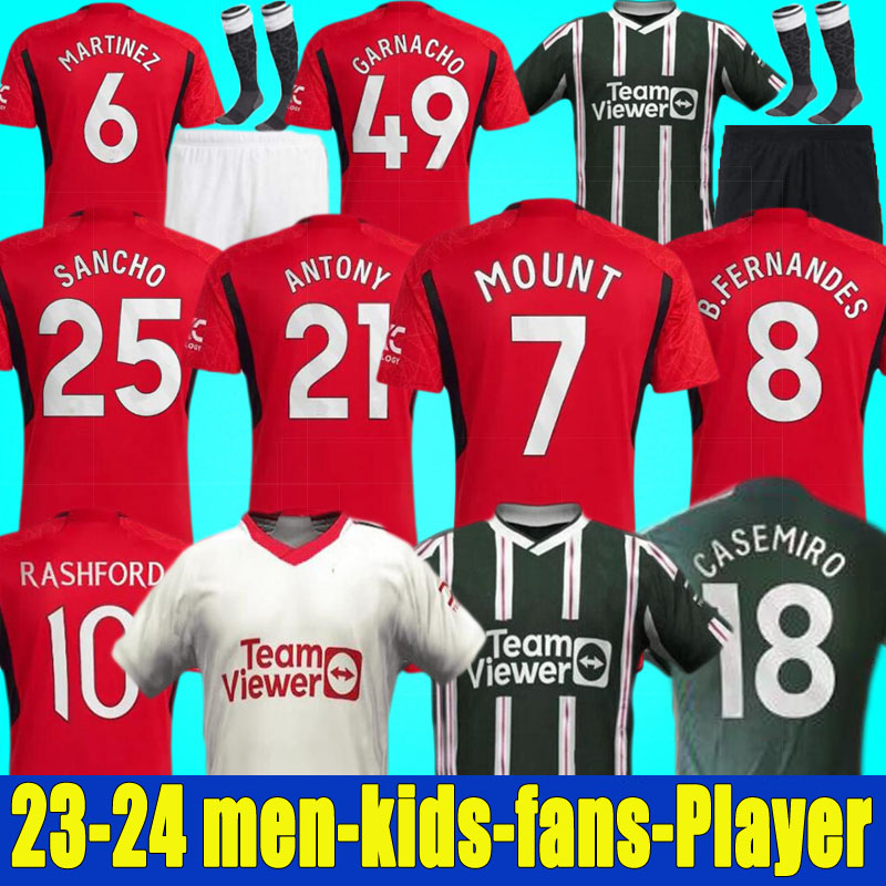 23 24 SANCHO MOUNT soccer jerseys B. FERNANDES RASHFORD MANS UTDs football shirt 2023 men kids kit ERIKSEN ANTONY CASEMIRO MANCHESTERS Lancashire Rose fans player top, 22-23 fans away
23 24 SANCHO MOUNT soccer jerseys B. FERNANDES RASHFORD MANS UTDs football shirt 2023 men kids kit ERIKSEN ANTONY CASEMIRO MANCHESTERS Lancashire Rose fans player top, 22-23 fans away