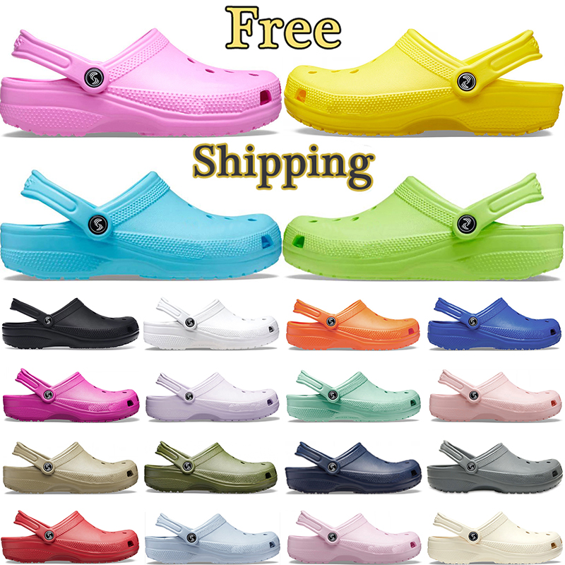 Classic croc Clog Buckle designer slides Sandals slippers mens womens triple white black khaki rose pink blue Outdoor Waterproof Shoes, #3 m4-m11
Classic croc Clog Buckle designer slides Sandals slippers mens womens triple white black khaki rose pink blue Outdoor Waterproof Shoes, #3 m4-m11